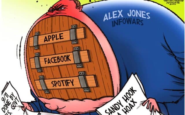 alex jones political cartoon